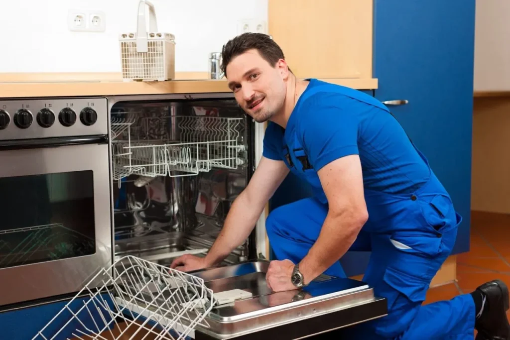 repairman fixing